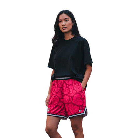 SHORTS LOVE FOR THE GAME RED